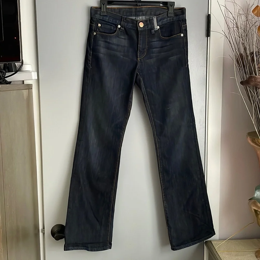 A/X boot cut borderline jeans, size 6 short
